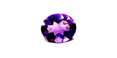 Amethyst Oval Faceted  2.96 Carats