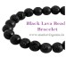 Black Lava Bracelet