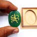 Authentic Green Aventurine Crystal Zibu Symbol Coin