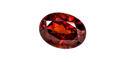 रक्तमणि रत्न, Raktamani / Garnet Red Oval Shaped 2 Ratti