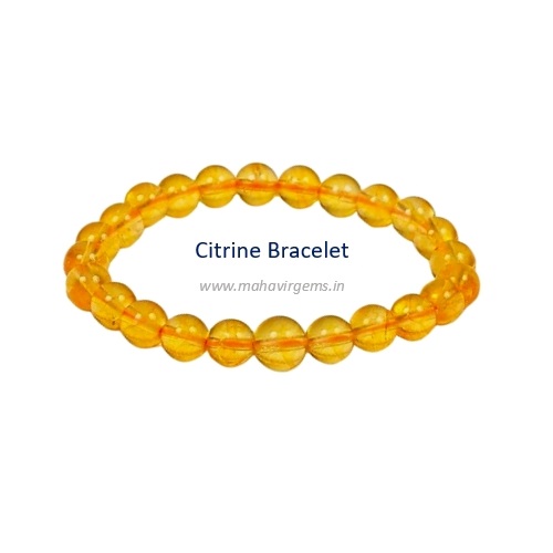 Citrine bead Bracelet